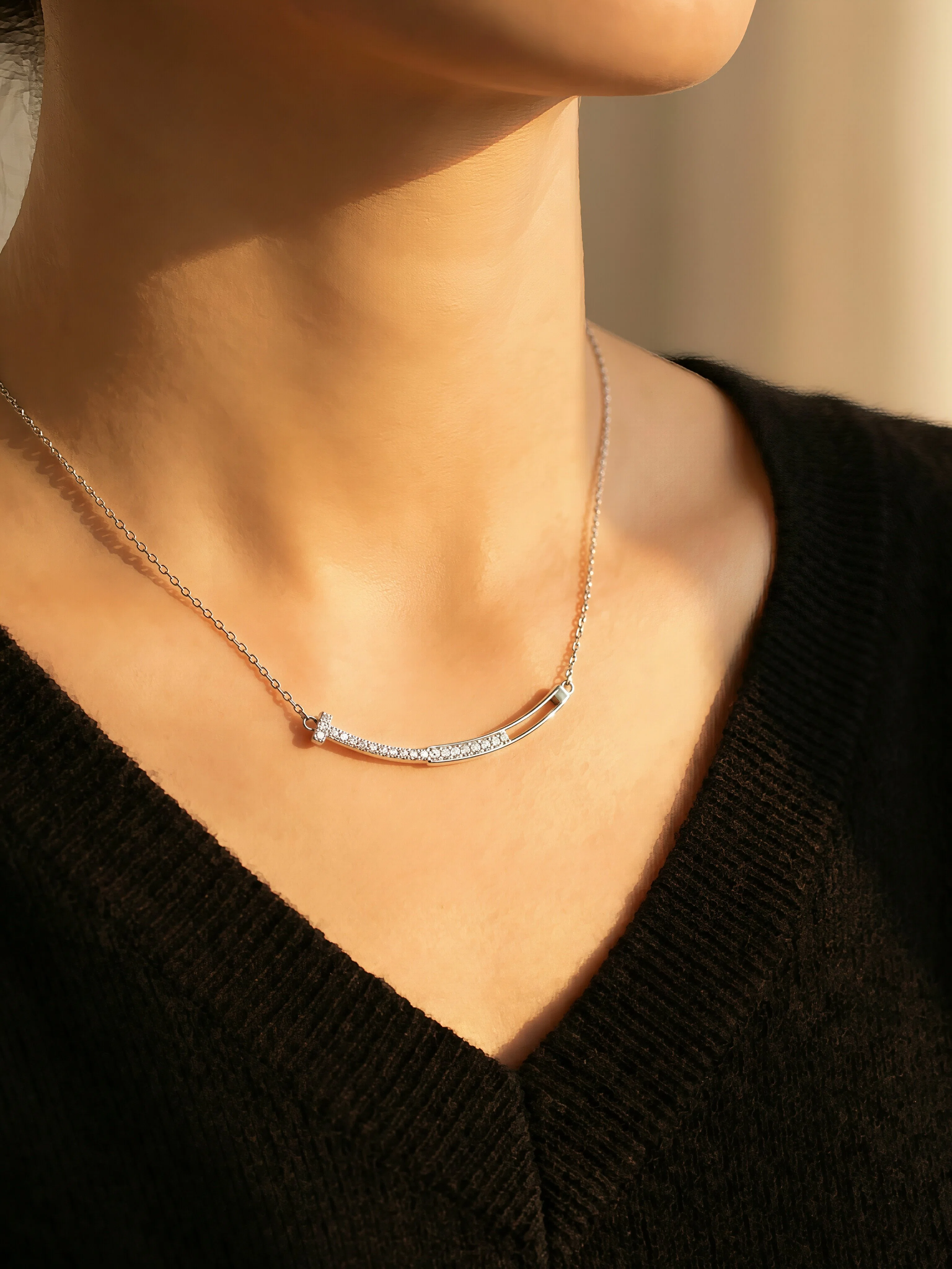 Valentine Moissanite Necklace
