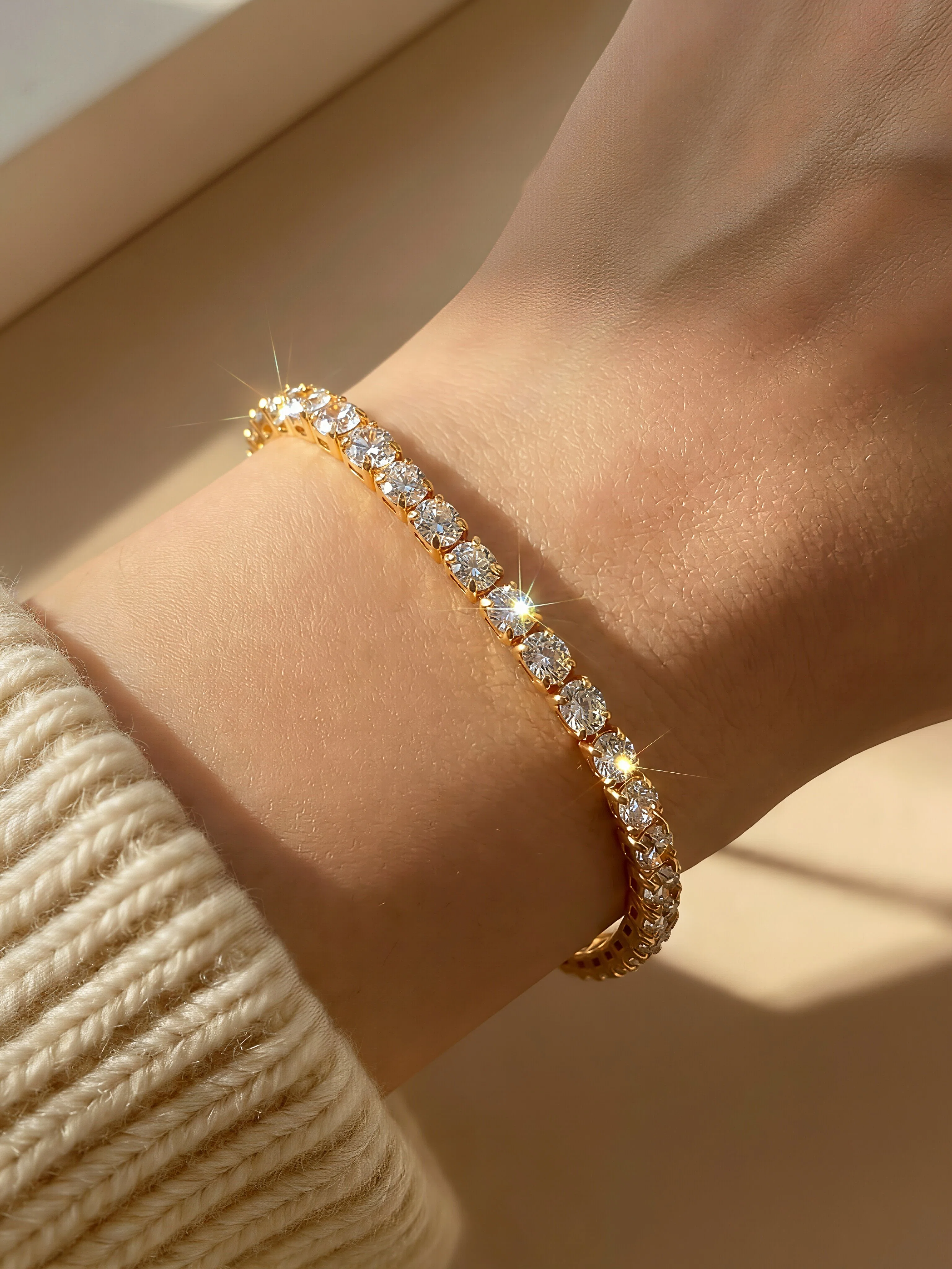 Jasmine Moissanite Bracelet