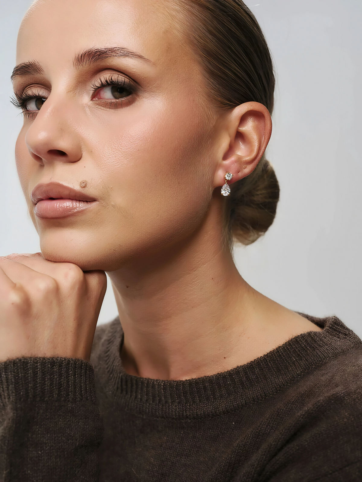 Lola Moissanite Drop Earrings
