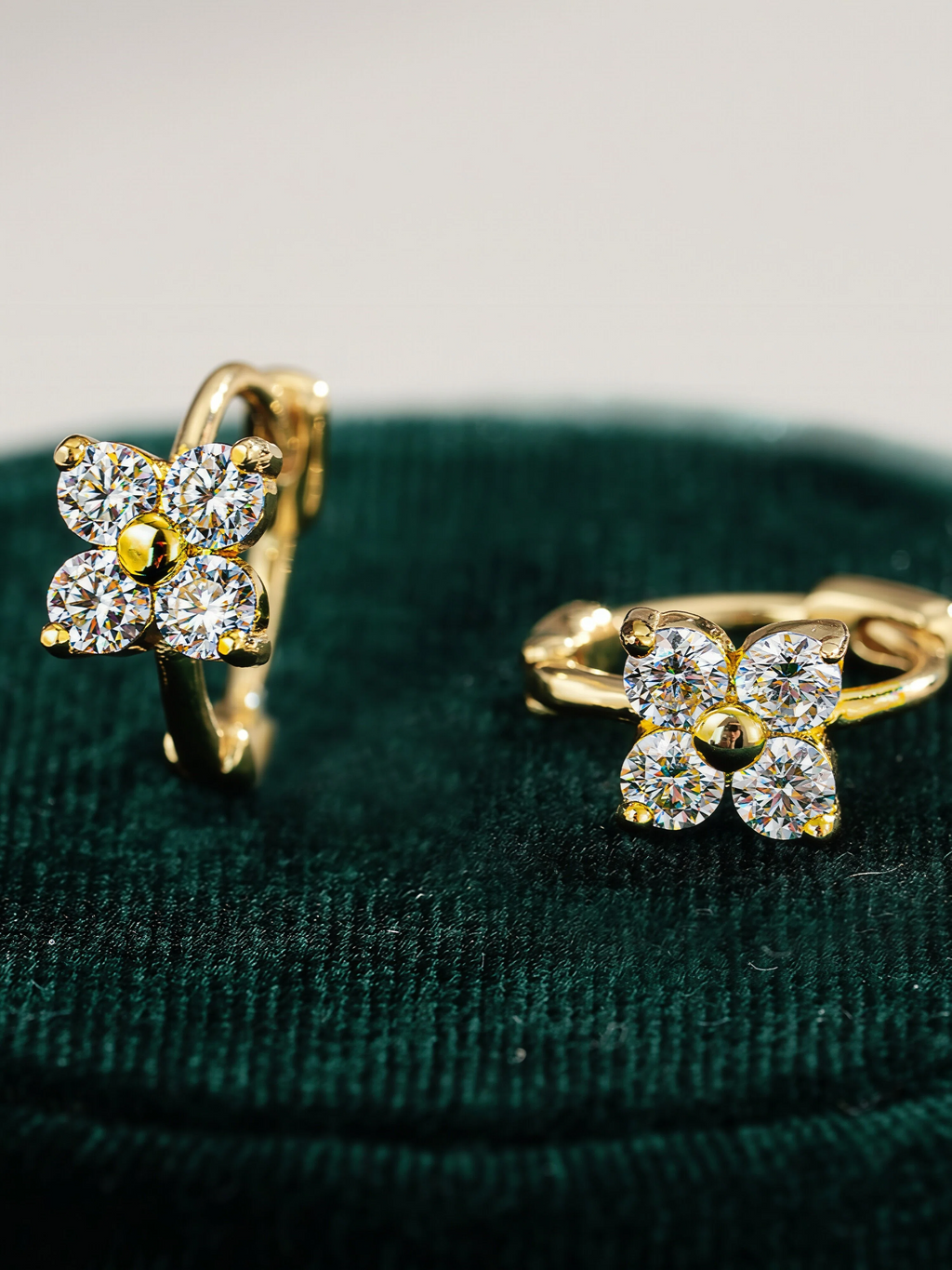 Miss Fortune Moissanite Hoops