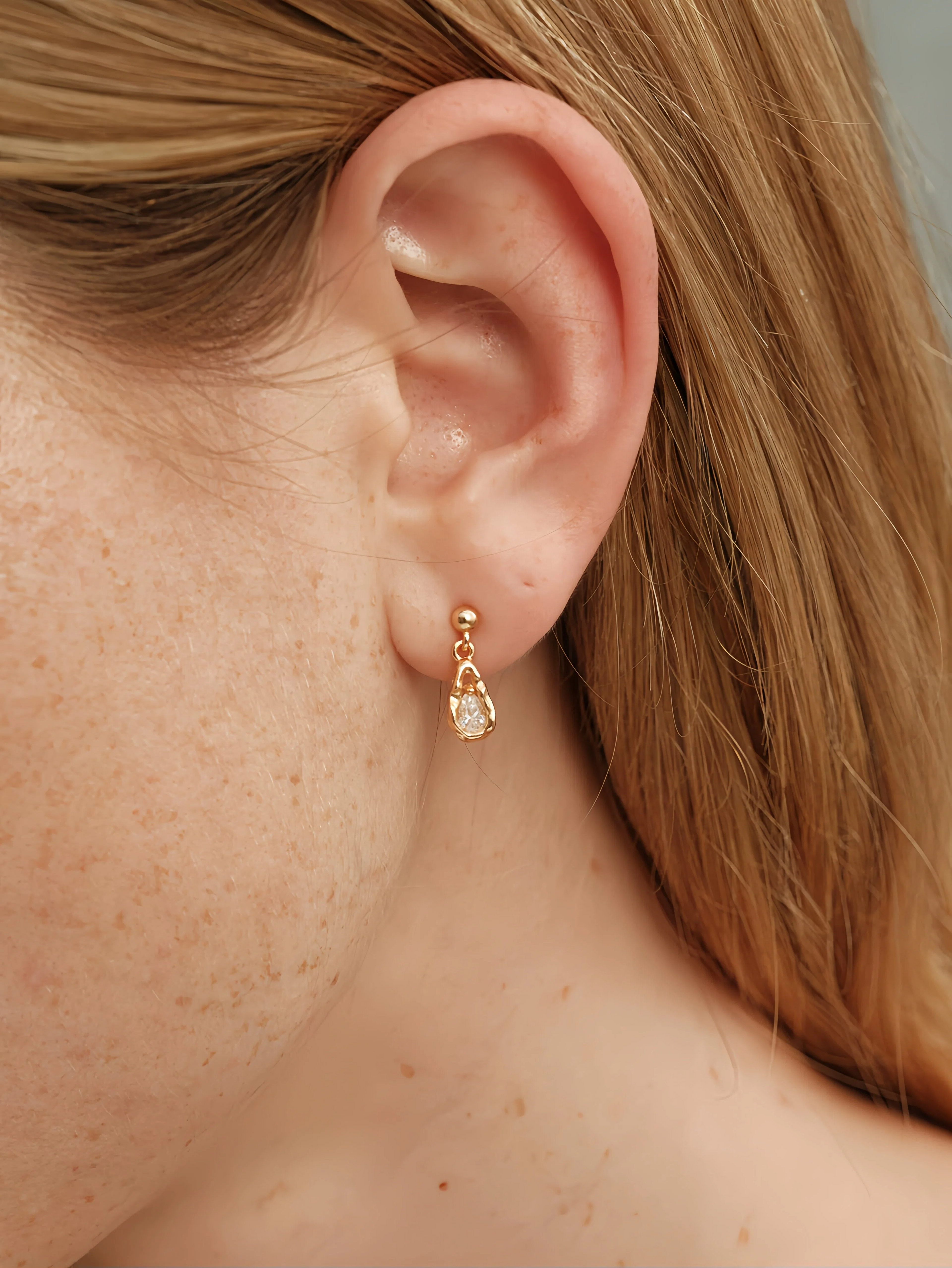 Celine Moissanite Studs