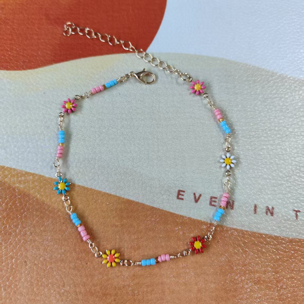 Petal Party Anklet