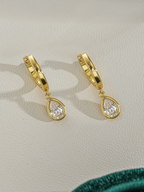 Raindrop Moissanite Earrings