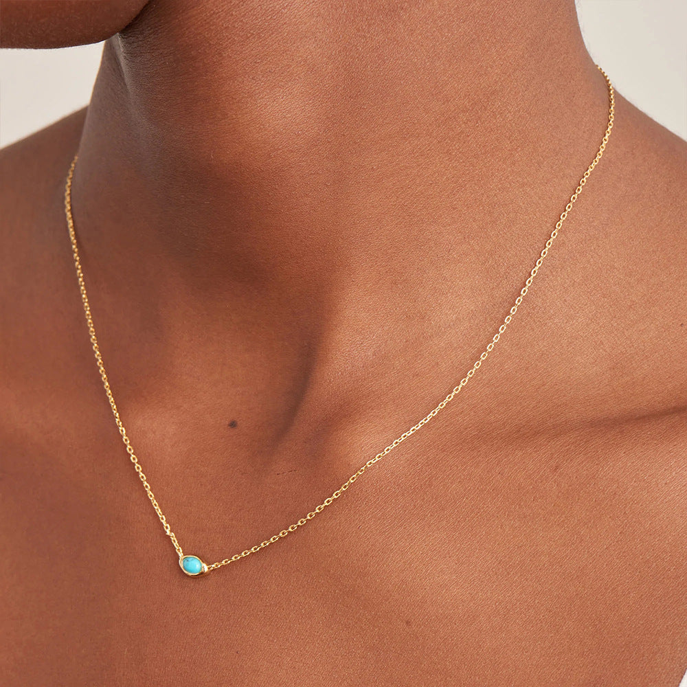 Blue Signal Necklace