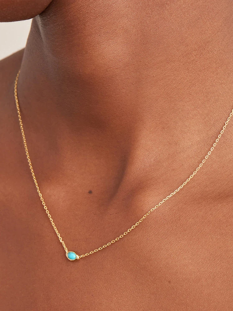 Blue Signal Necklace