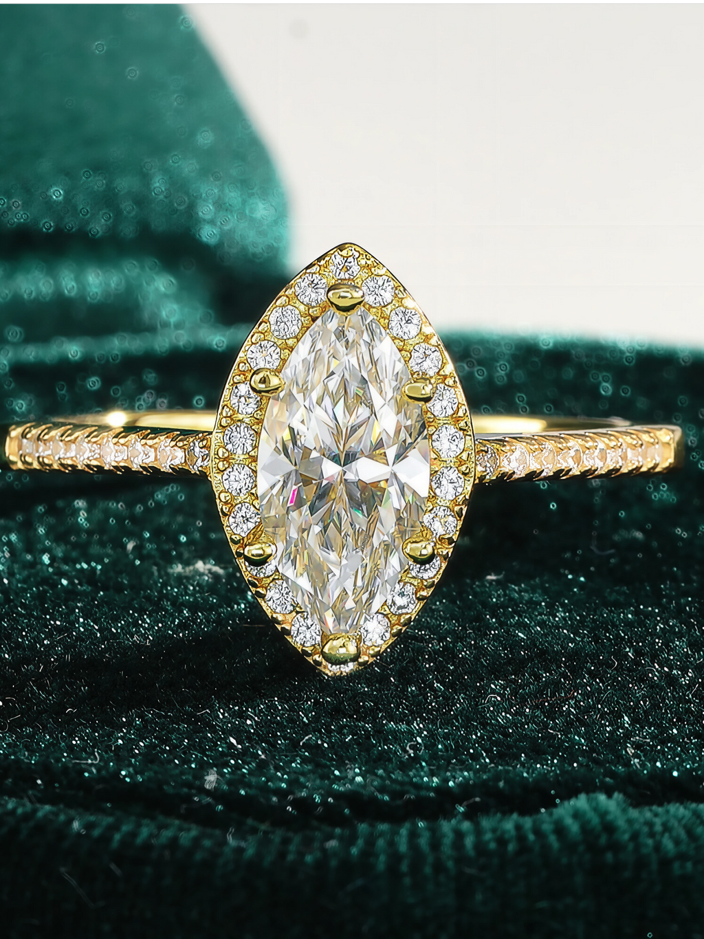 Diana Moissanite Ring