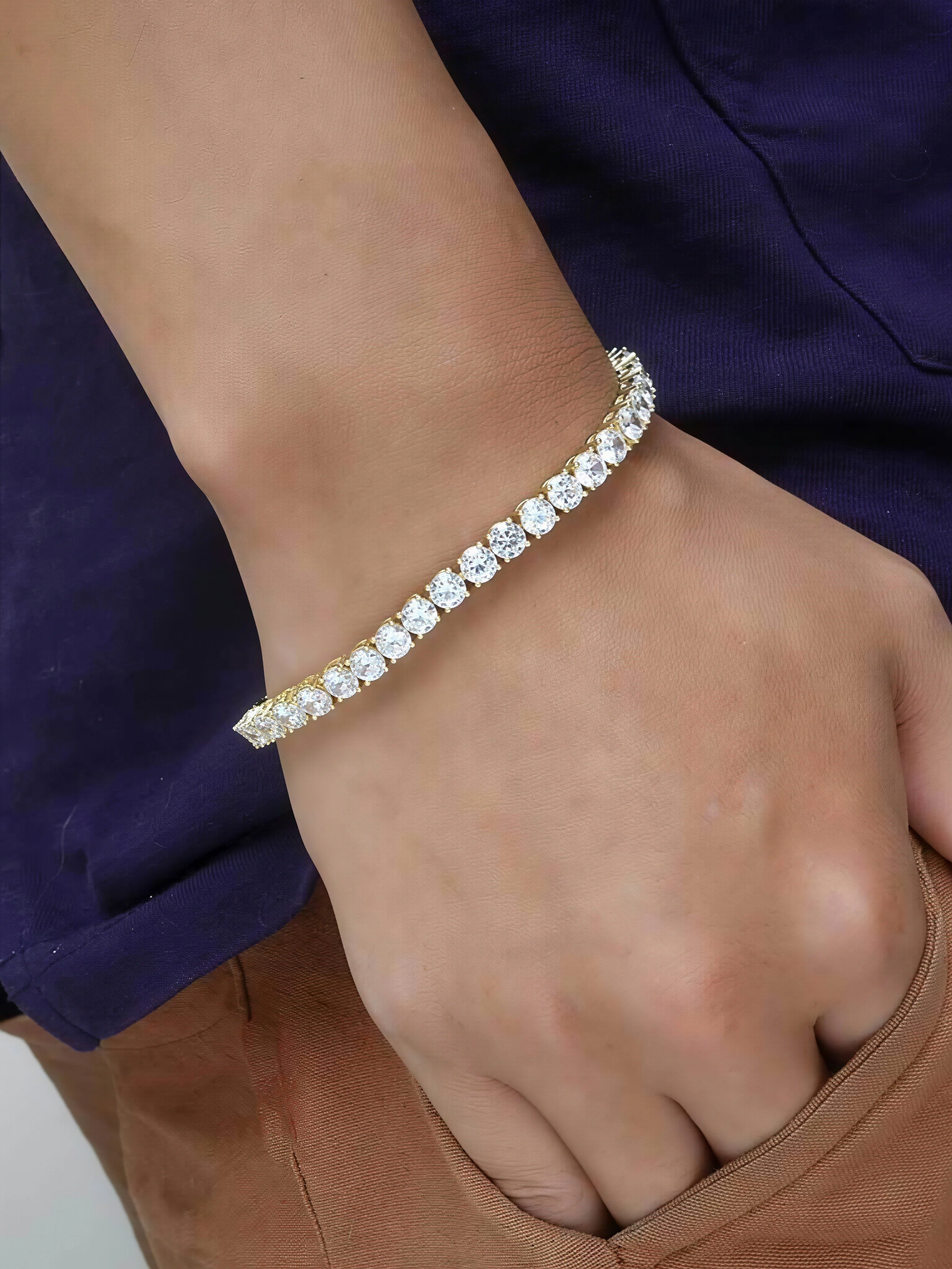 Ice Moissanite Bracelet