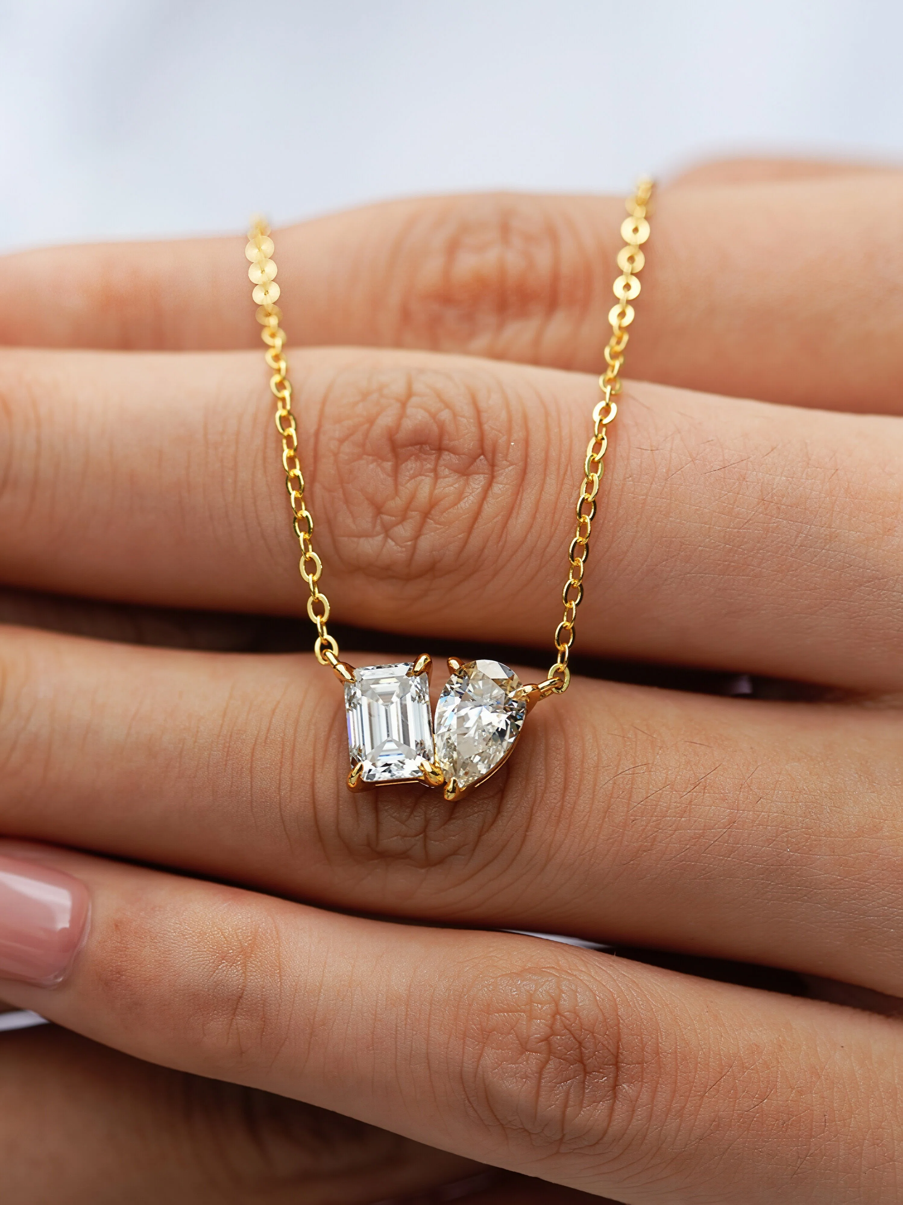 Amelia Moissanite Necklace