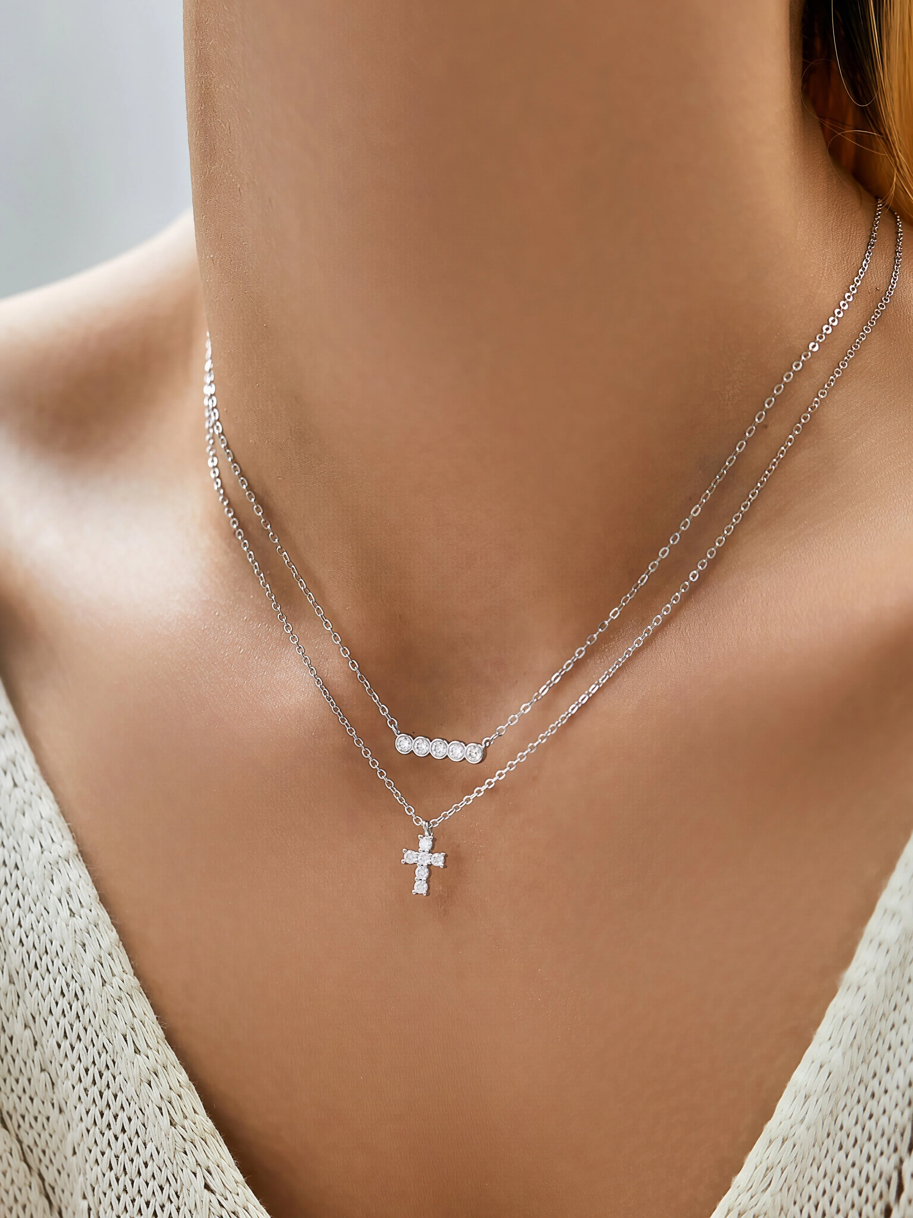 Faith Moissanite Necklace