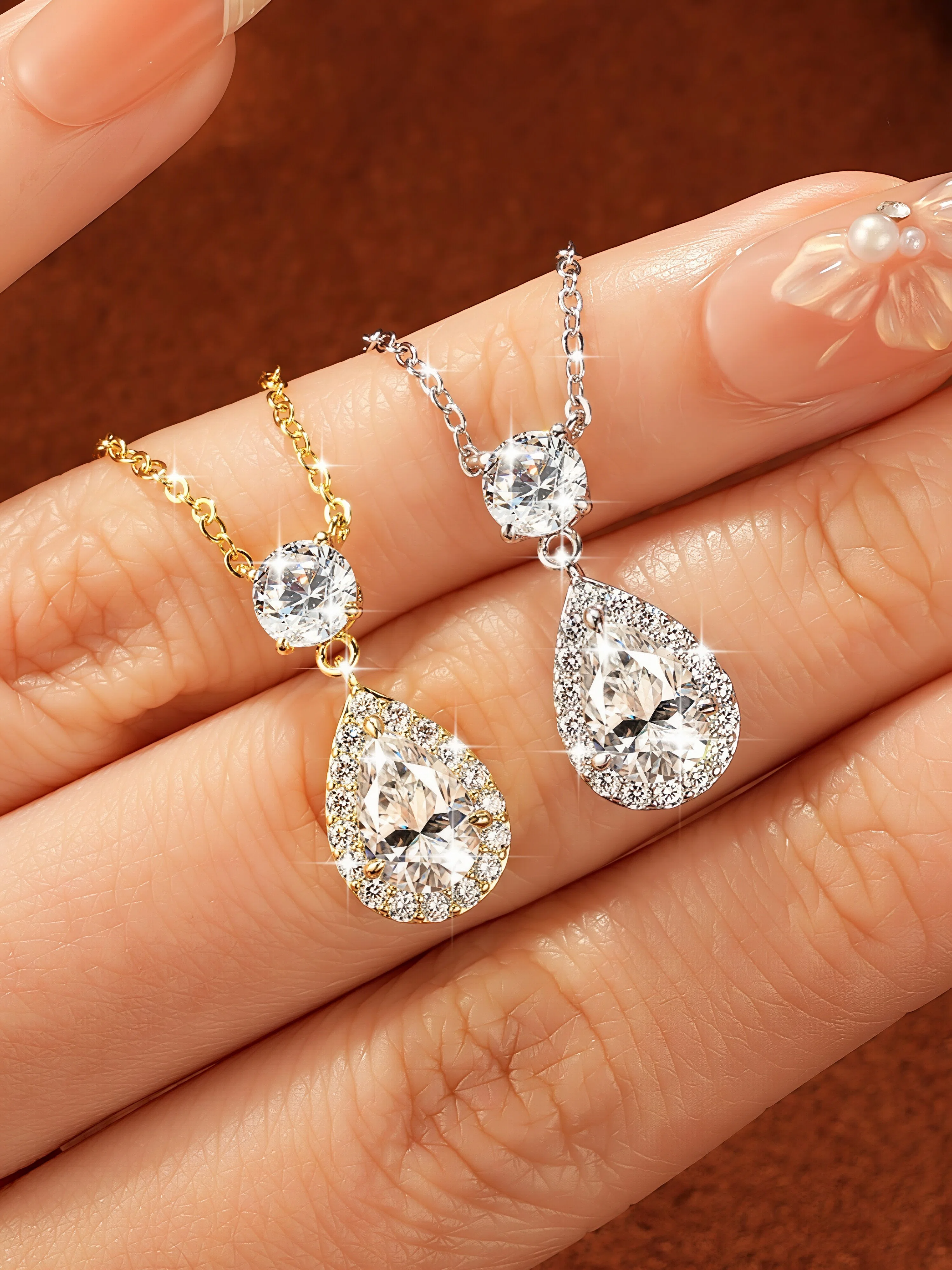 Margot Moissanite Necklace