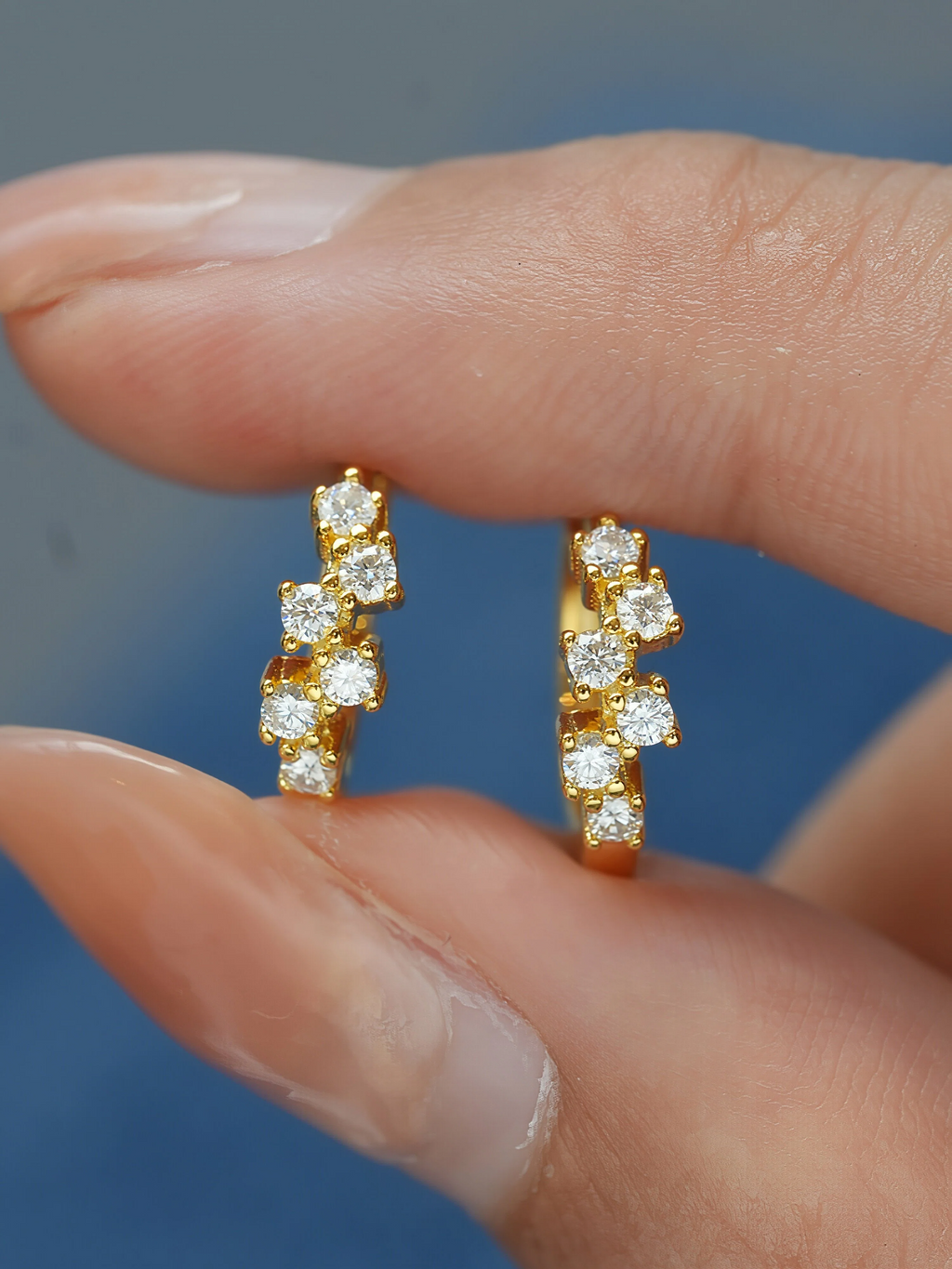 Loyalty Moissanite Hoops