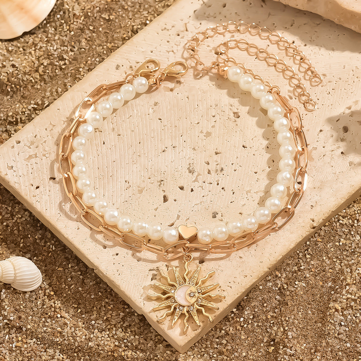 Solar Soul Anklet Set