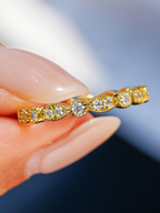 Aster Moissanite Ring