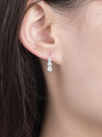 Bria Moissanite Hoops