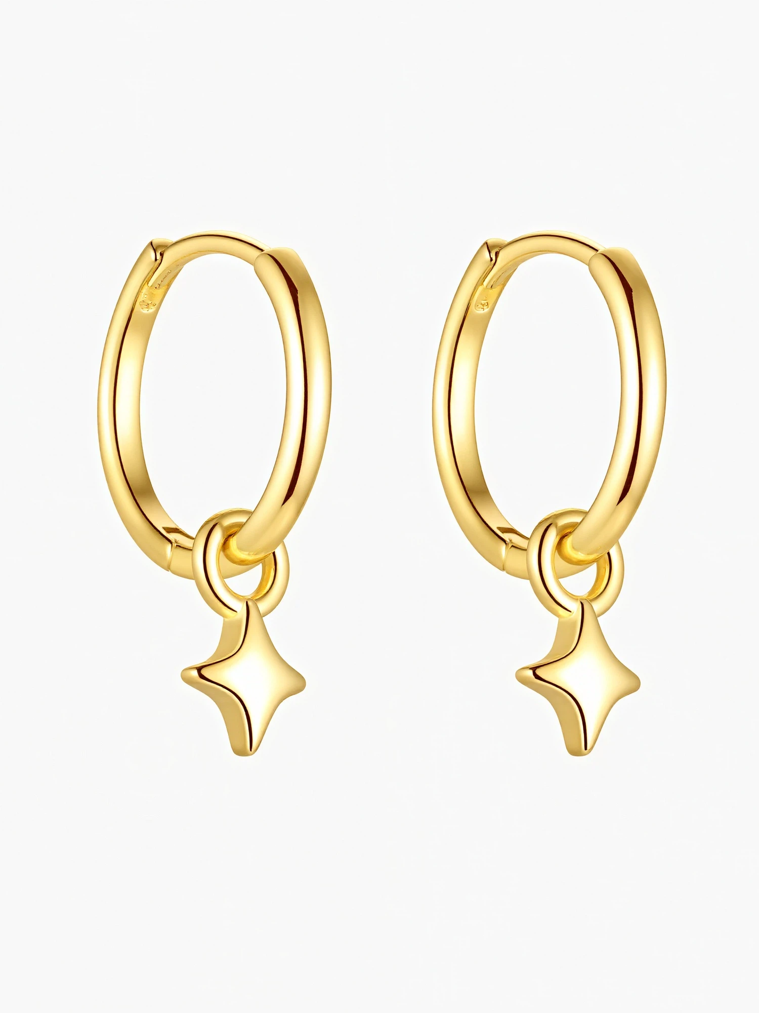 Star Drip Hoops