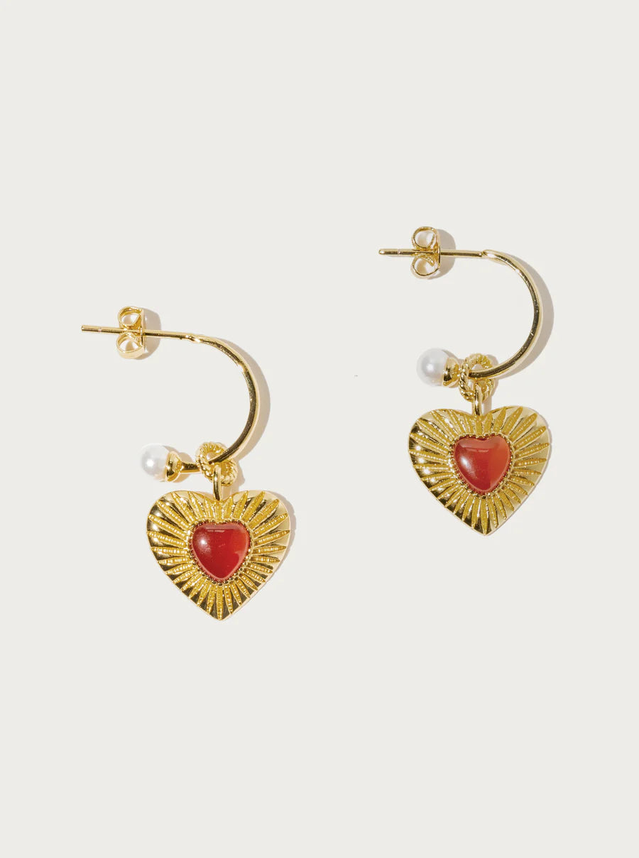 Carnelian Amour Earrings