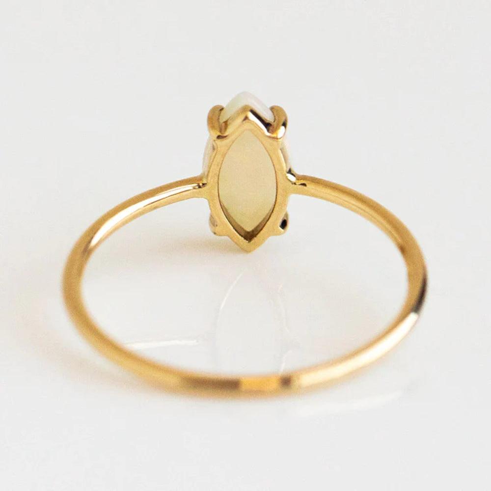 Almond Opal Ring