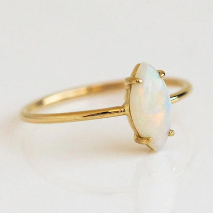 Almond Opal Ring