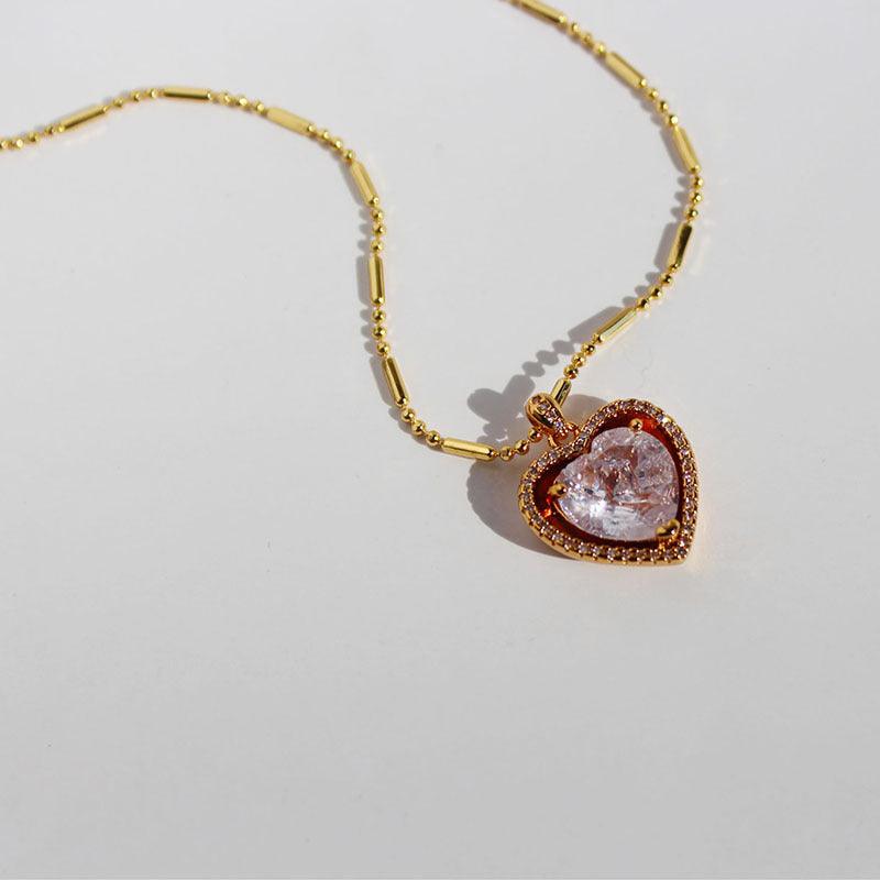 Amethyst Radiance Heart Necklace - Jewellersbay