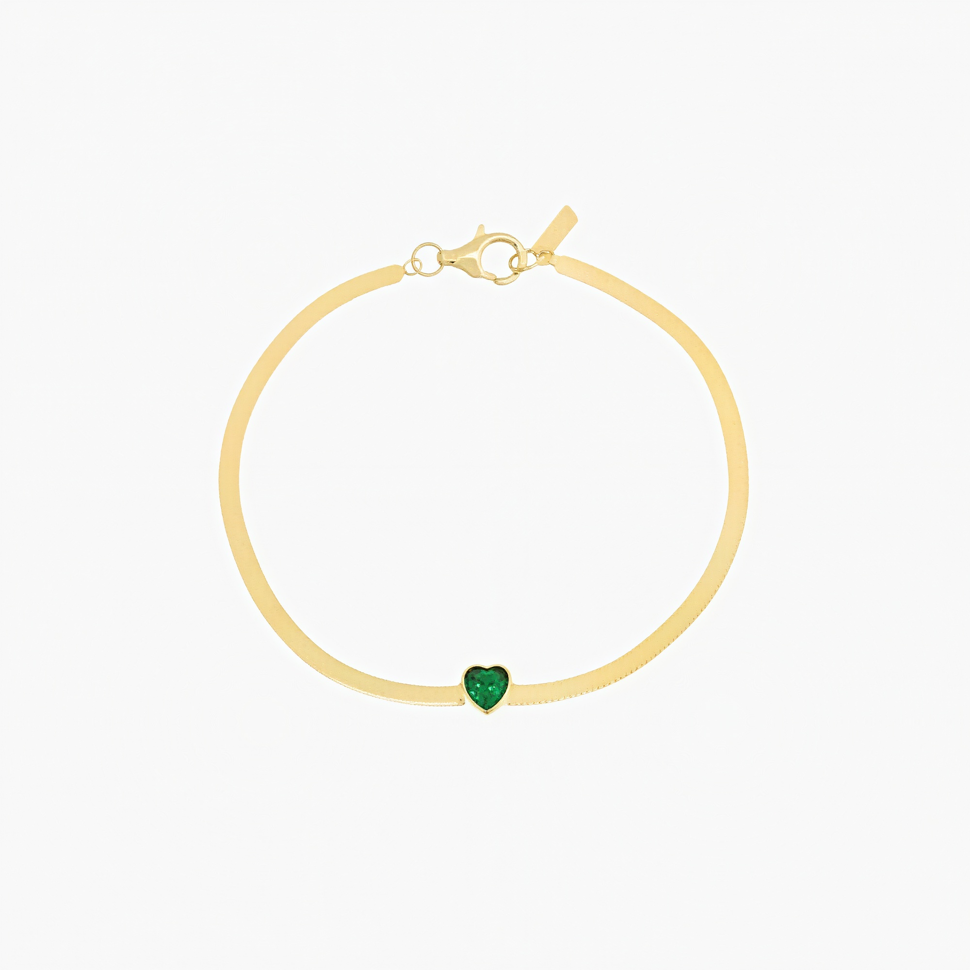 Heart Herringbone Bracelet