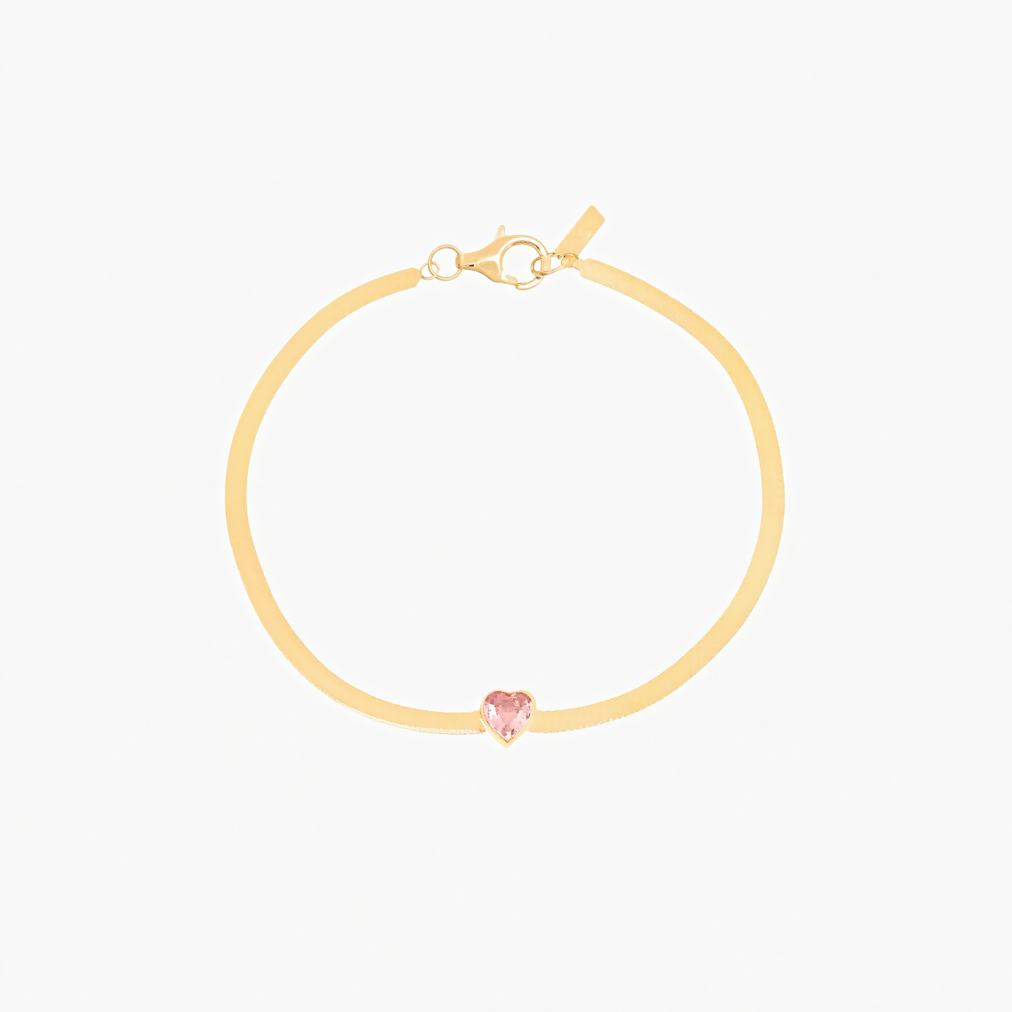 Heart Herringbone Bracelet