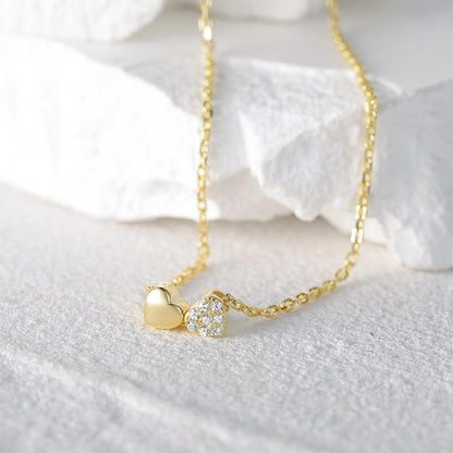 Double Heart Necklace