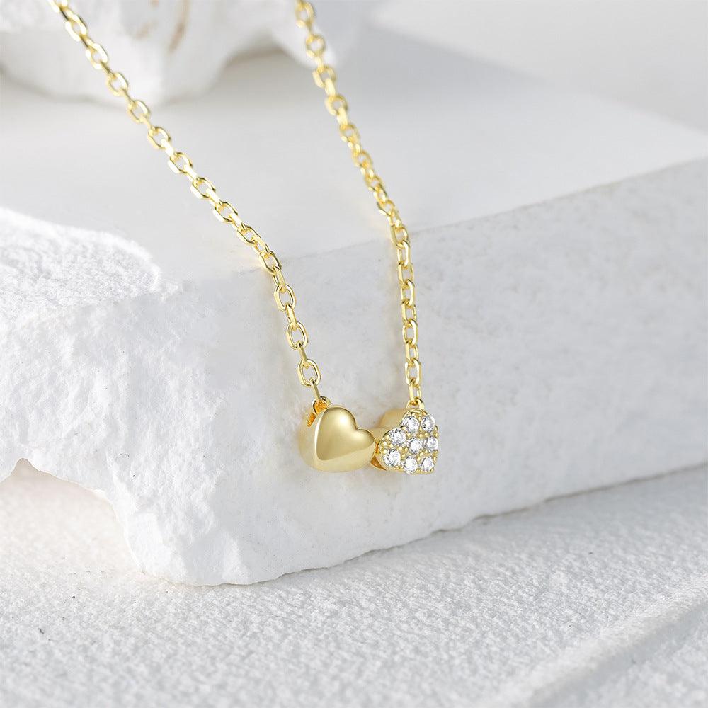 Double Heart Necklace