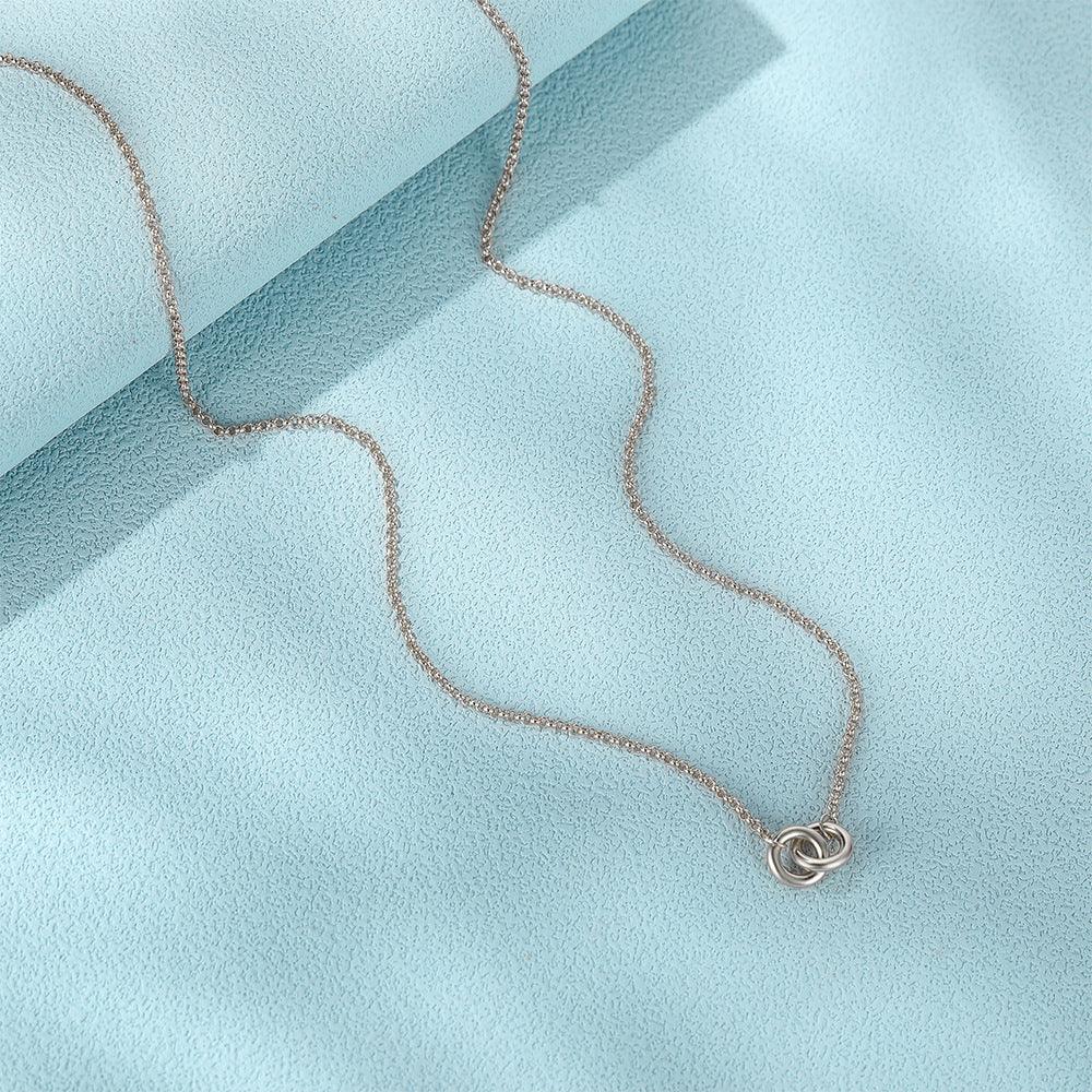 Double Rings Necklace