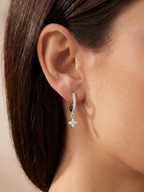 Miss Fortune Moissanite Pavé Earrings