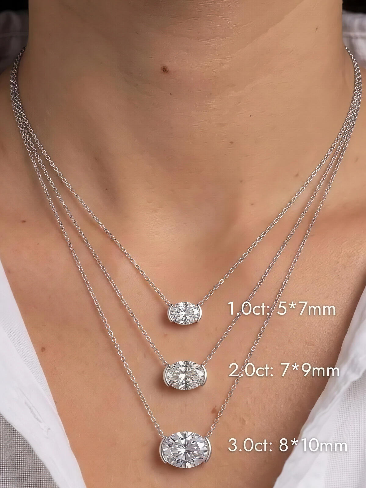 Lisette Moissanite Necklace
