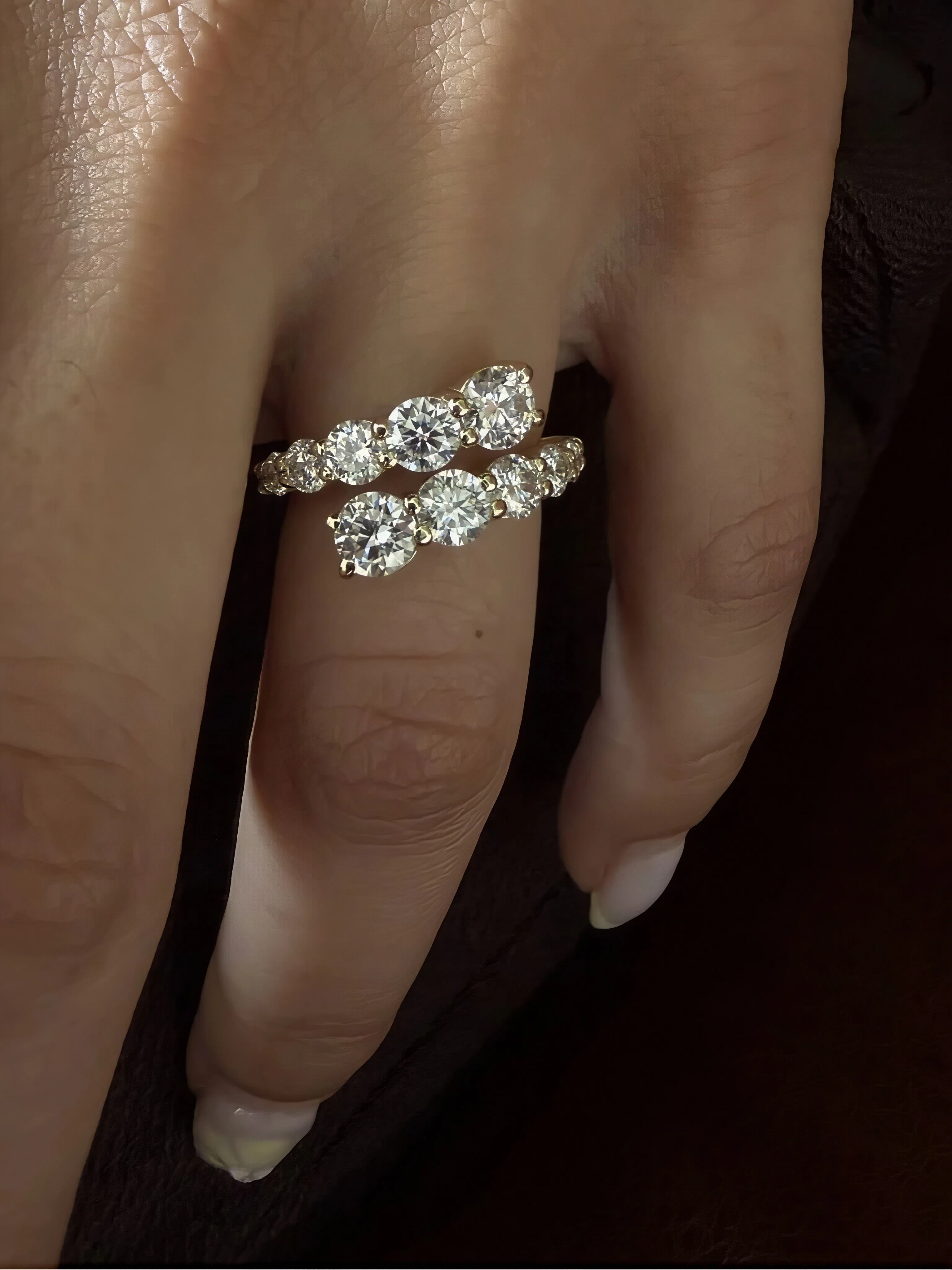 Hariette Moissanite Ring