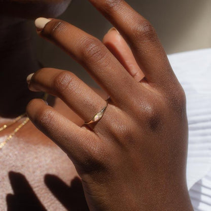 Opal Cubic Ring