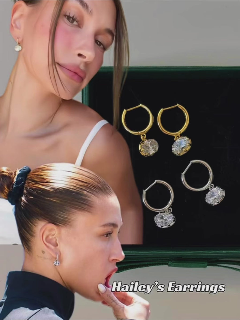 Hailey Moissanite Earrings
