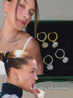 Hailey Moissanite Earrings