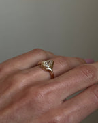 Tess Moissanite Signet Ring