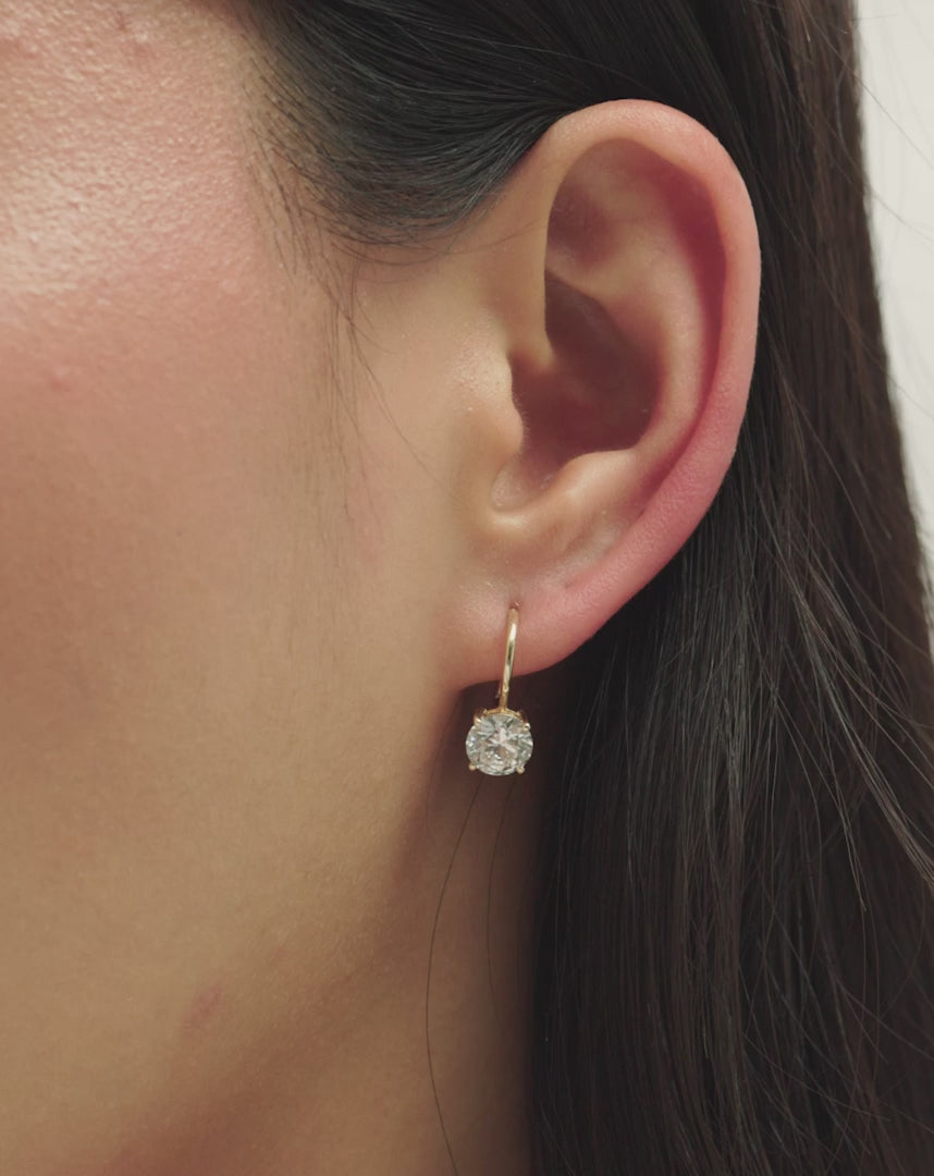 Desire Moissanite Hoops