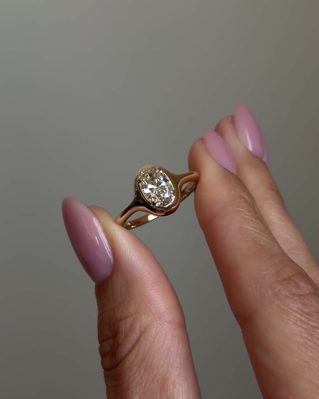 Riva Moissanite Signet Ring