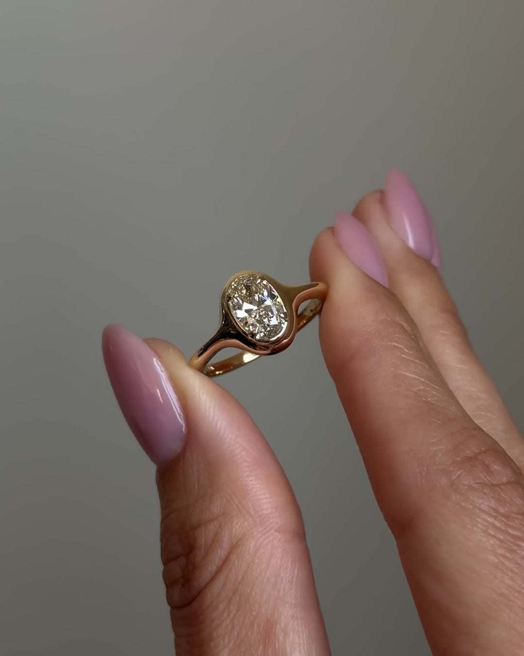 Riva Moissanite Signet Ring