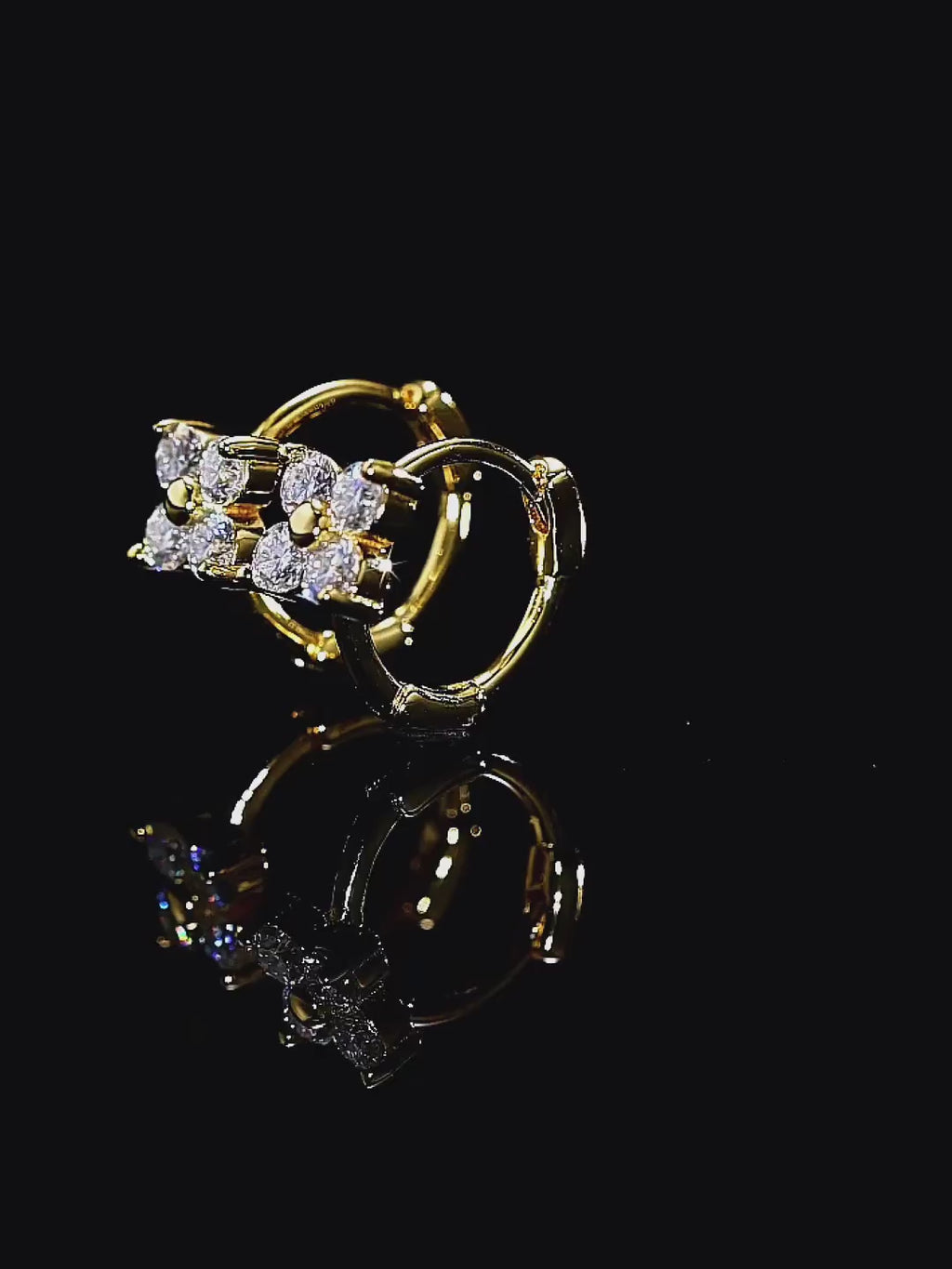 Miss Fortune Moissanite Hoops