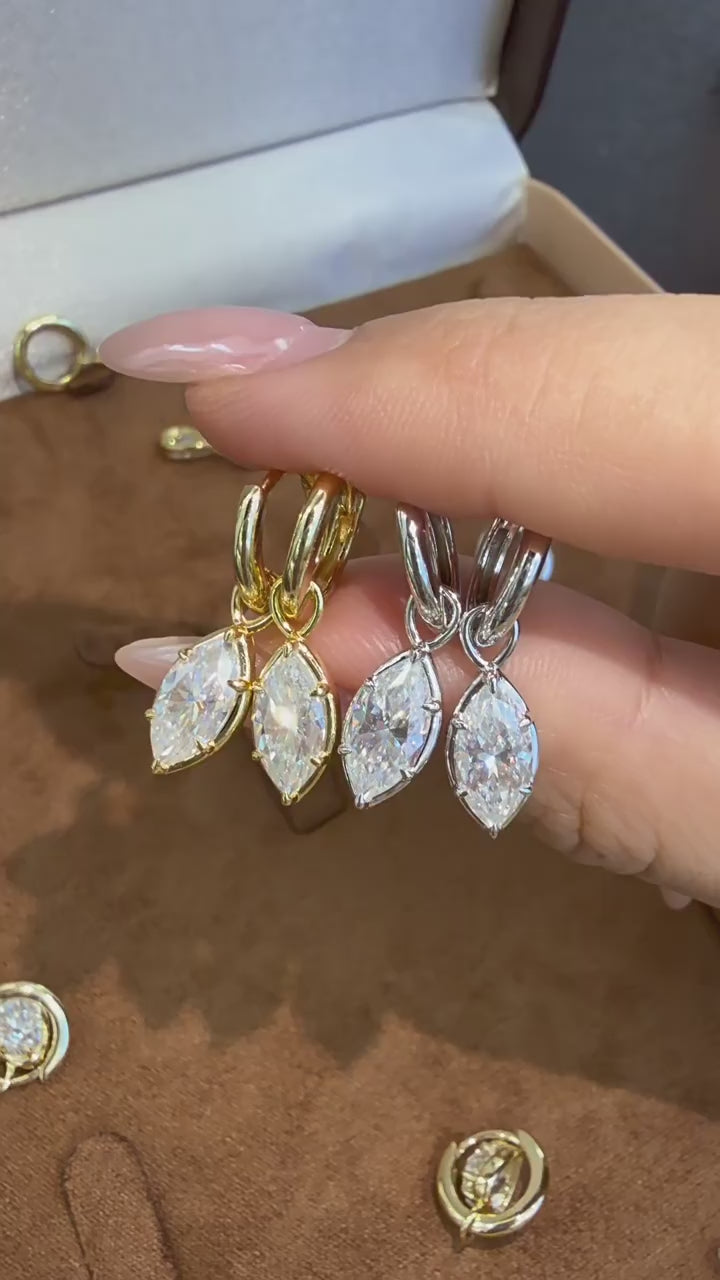 Valia Moissanite Earrings