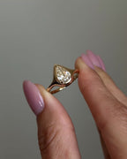Tess Moissanite Signet Ring