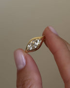 Nelle Moissanite Signet Ring
