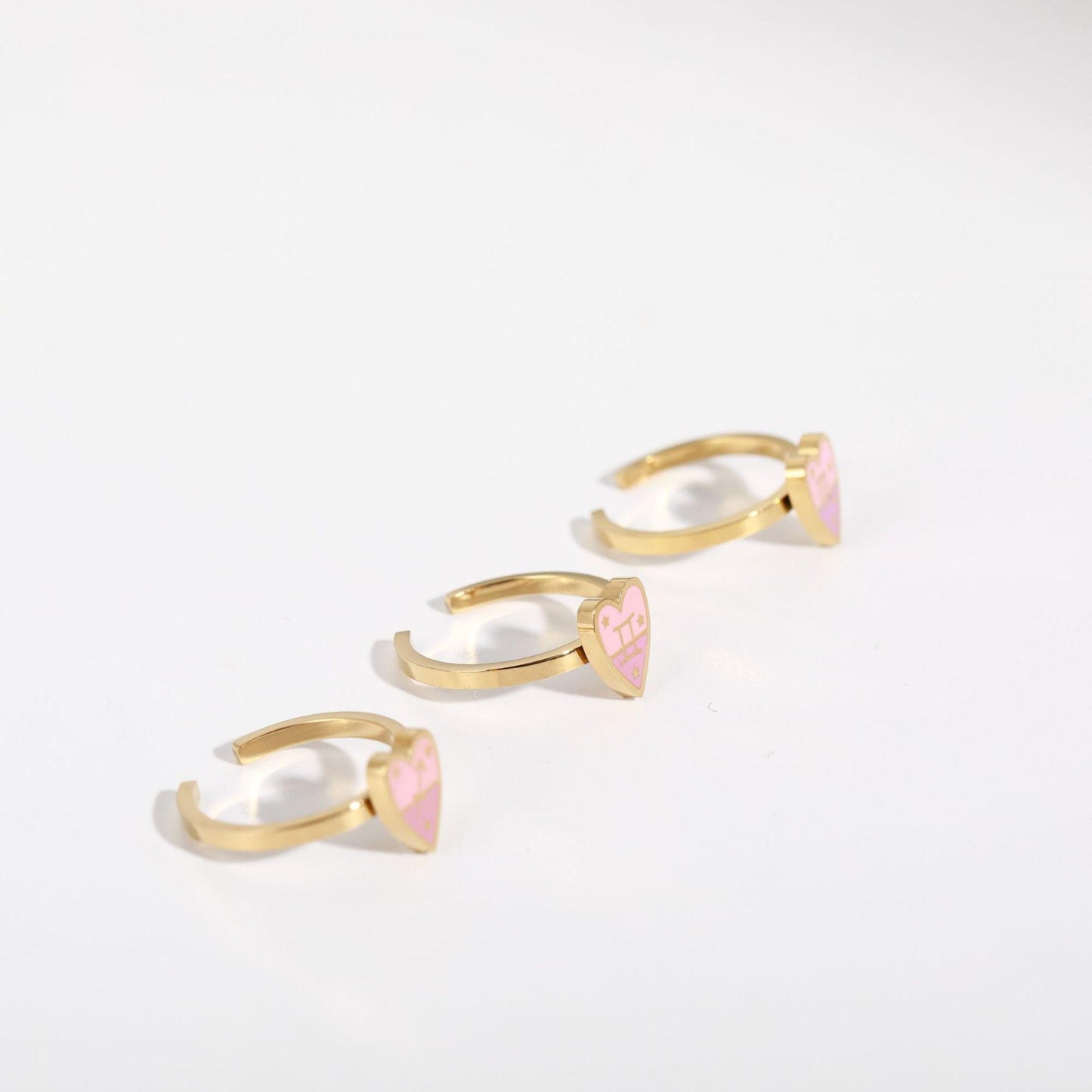 Star Signs Blush Heart Ring