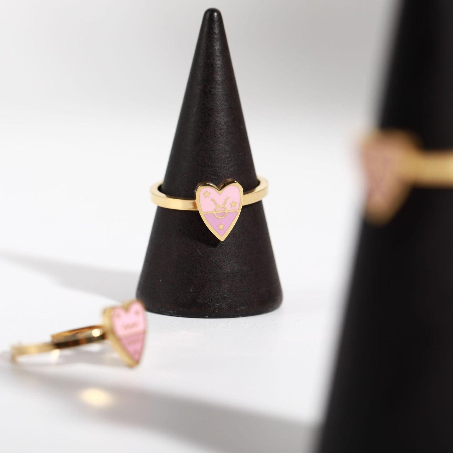 Star Signs Blush Heart Ring