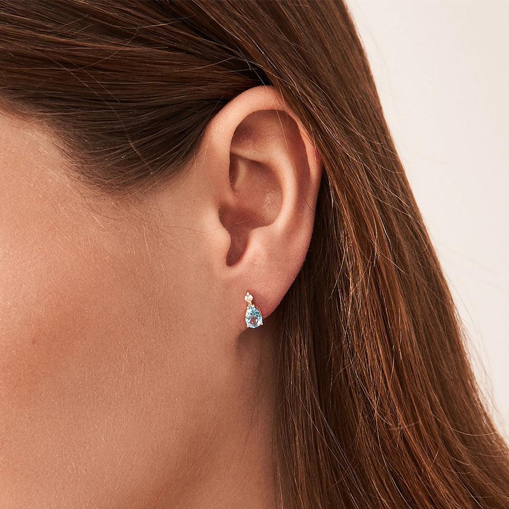 Teardrop Studs