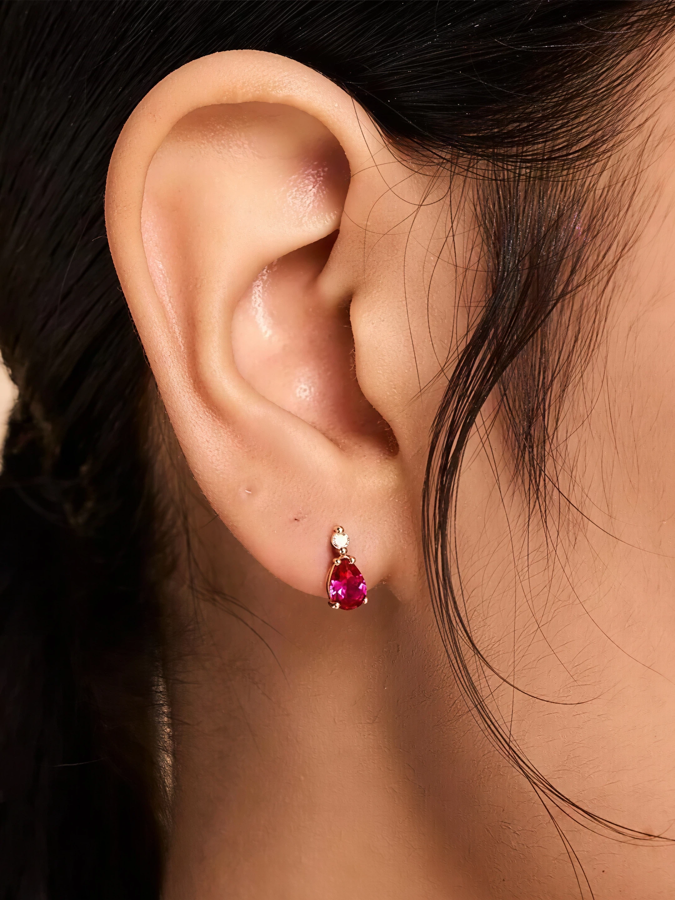 Teardrop Spark Studs