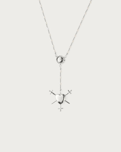 Sacred Love Necklace in Silver