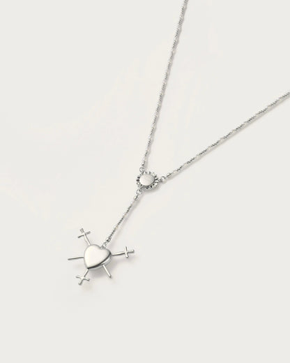 Sacred Love Necklace in Silver