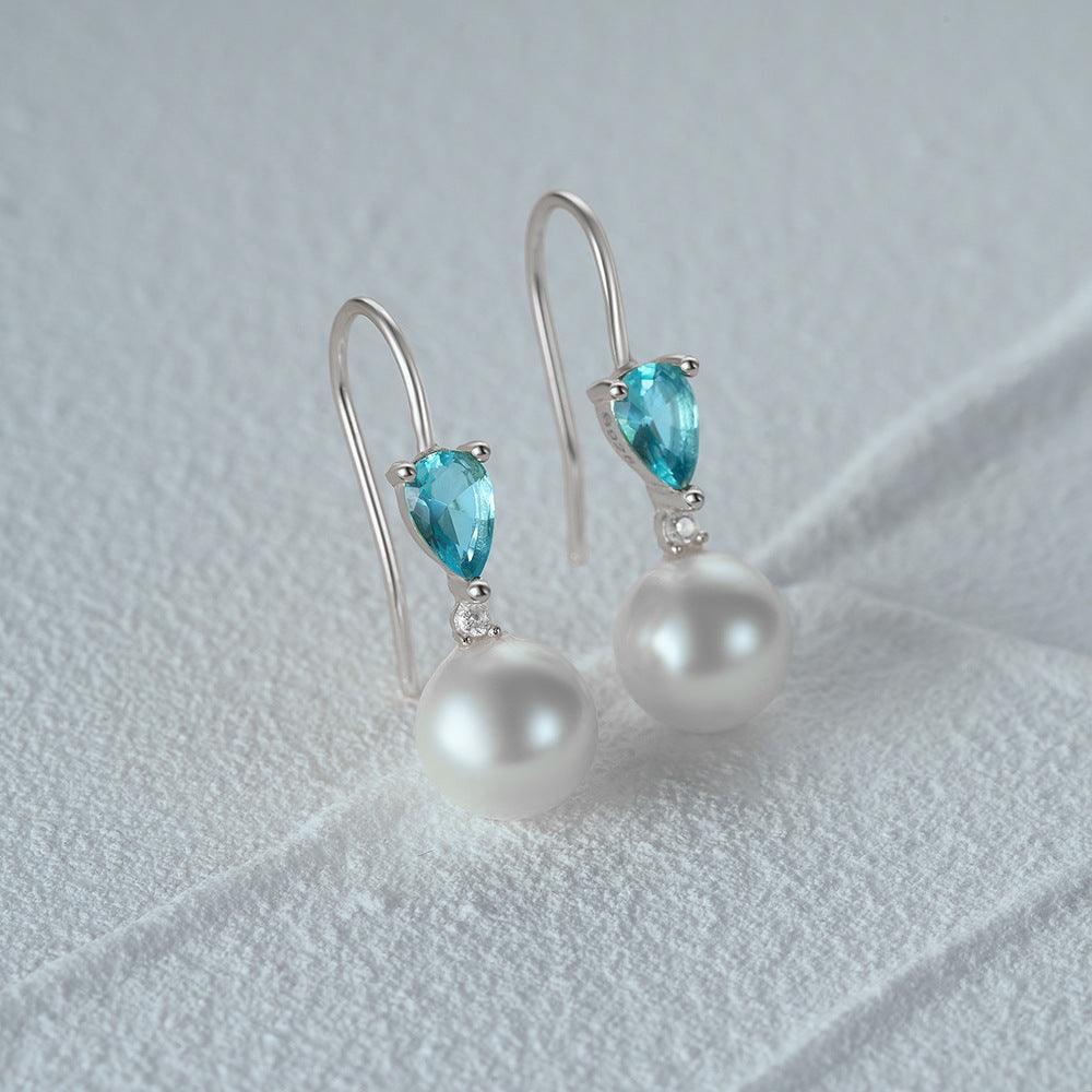 Vintage Pearl Gemstone Earrings