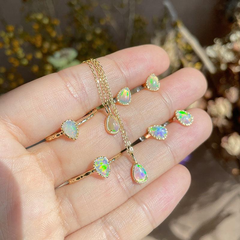 Waterdrop Opal Ring